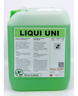 LIQUI UNI  lessive textiles universelle 5 litres IDEAL