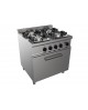Fourneau EASY 700 4 feux vifs gaz sur four gaz  CASTA