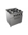 Fourneau EASY 700 4 feux vifs gaz sur four gaz  CASTA
