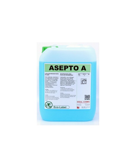 GEL HYDROALCOOLIQUE DESINFECTANT POUR LES MAINS ASEPTO A 5 LITRE IDEAL CHIMIC