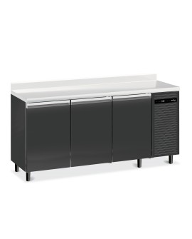 Table positive bar 3 portes noire Teknae Mercatus L4 - 2020