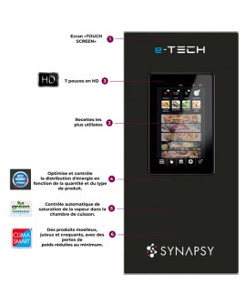 Four mixte SYNAPSY 101 10 niveaux GN 1/1gaz ALPHATECH by Lainox