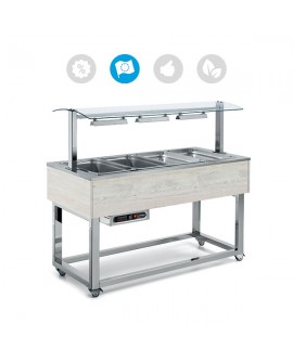 Buffet chaud bain-marie - Afinox