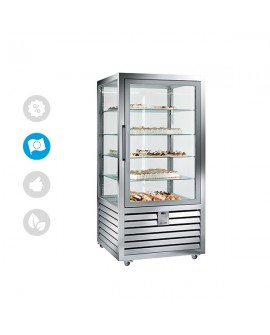 VITRINE A PÂTISSERIE 4 NIVEAUX 800L - SILFER