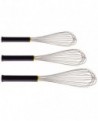 Exoglass lot de 3 fouets inox 30, 35 et 40 cm