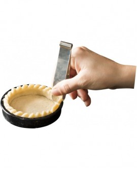 pince à pâte inox pour les tartes