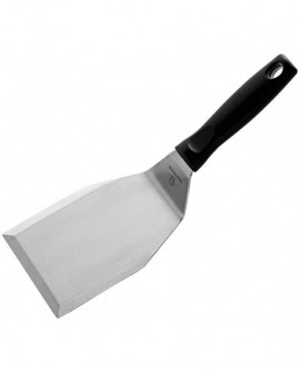 pelle hamburger coudée inox 15 cm