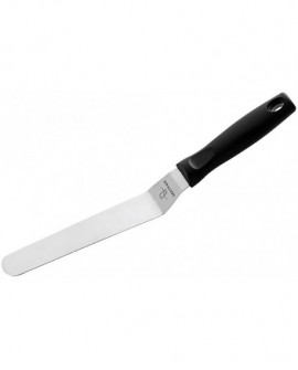 spatule coudée inox manche ergonomique 17 cm