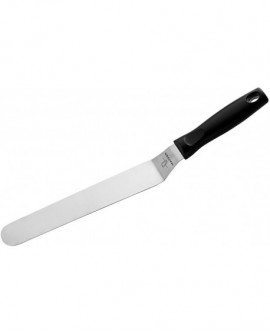 spatule coudée inox manche ergonomique 20 cm