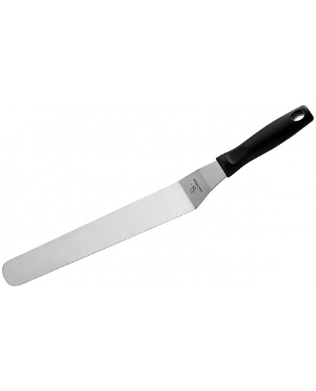 spatule coudée inox manche ergonomique 26 cm