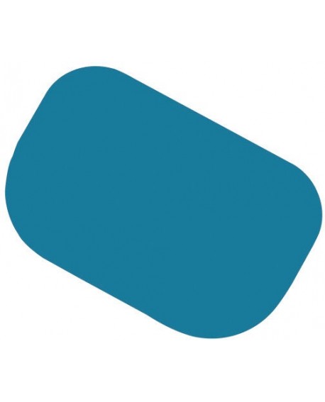 corne polypropylène bleue 14.8x9.9 cm