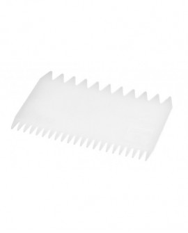 peigne à décor en polyamide 2 côtés 11x7,5 cm