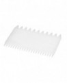 peigne à décor en polyamide 2 côtés 11x7,5 cm