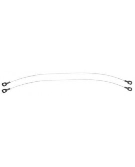 lot de 2 fils inox pour lyre à génoise 120093