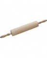 rouleau à pâte avec poignées en hêtre diamètre 8 cm 35 cm