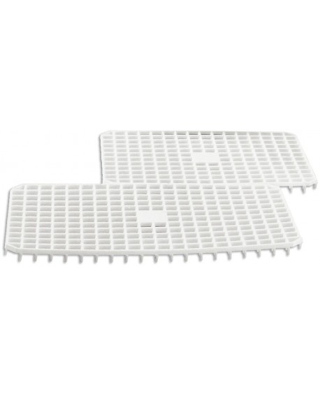 grille d'égouttage pour bac rectangulaire creux PEHD 50x34x11 cm