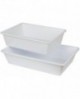 bac rectangulaire creux PEHD 40x30x10 cm