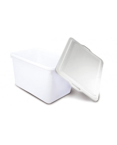 bac alimentaire rectangulaire empilable profond 50x34x30 cm - 40 L