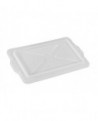 couvercle alimentaire rectangle pour bac 140435
