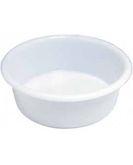cuvette ronde PEHD blanche 39 cm - 9 L