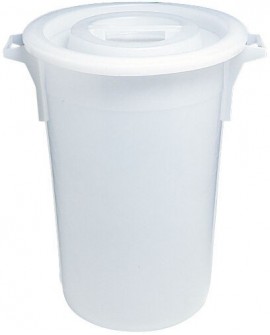 conteneur cylindrique alimentaire avec couvercle 42x48 cm 45