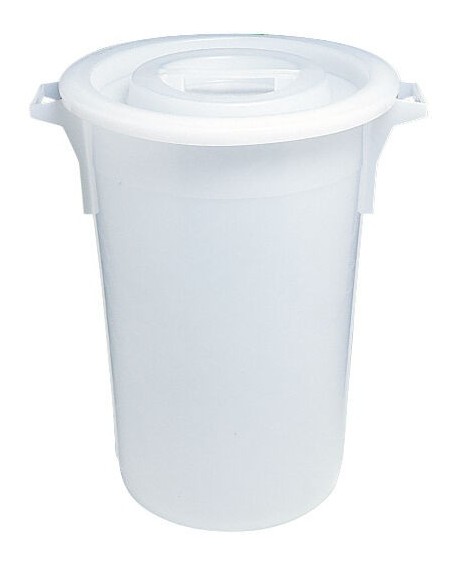 conteneur cylindrique alimentaire avec couvercle 51x70 cm 90