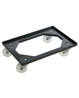 chariot porte-bacs 600x400 avec freins charge maxi 250kg