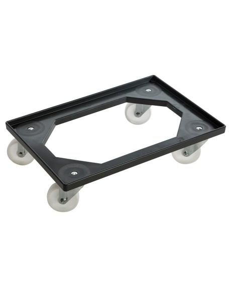chariot porte-bacs 600x400 avec freins charge maxi 250kg