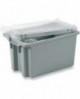 bac à couvercle spécial 40 assiettes traiteur diamètre maxi 26.5 cm