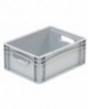 bac gerbable plein gris 40x30 h 17 cm 15,9 l