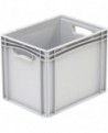 bac gerbable plein gris 400x300 hauteur 32 cm 30 l