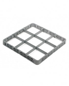 réhausse avec cloisons - h 4.5 cm - pour casiers 9 verres