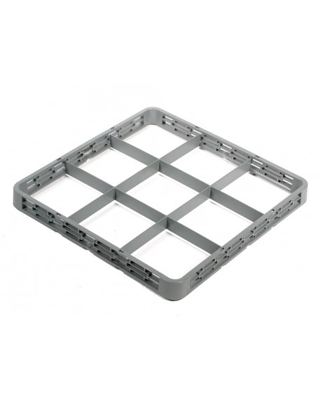 réhausse avec cloisons - h 4.5 cm - pour casiers 9 verres