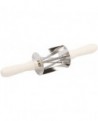 rouleau coupe-mini-croissants inox triangle 60x7 cm