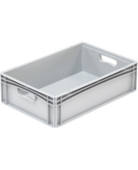 bac gerbable plein gris 600x400 hauteur 32 cm 64.5