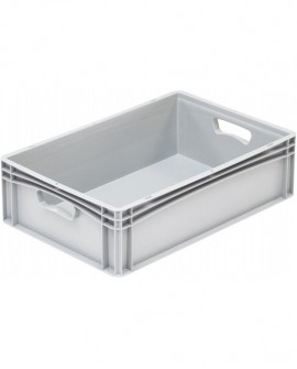 bac gerbable plein gris 600x400 hauteur 22 cm 44.2