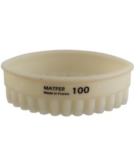 Exoglass découpoir ovale cannelé 10x6 cm