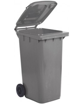 poubelles tri sélectif 55x48x93 cm - 120 l gris