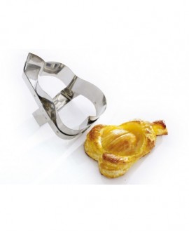 découpoir poire inox 14x9.5 cm