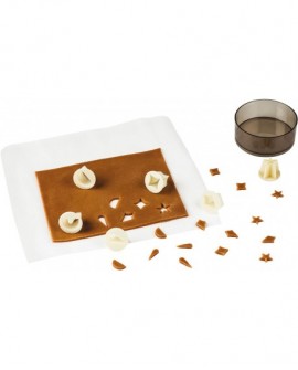 Exoglass boîte de 12 découpoirs décors petits modèles