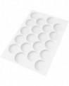 plaque de 72 découpoirs ABS ronds cannelés 4.5 cm