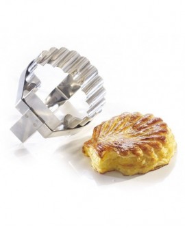 découpoir saint jacques simple inox 12.5x12 cm