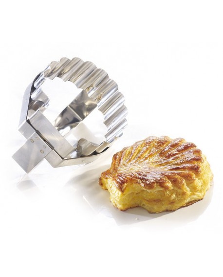 découpoir saint jacques simple inox 12.5x12 cm