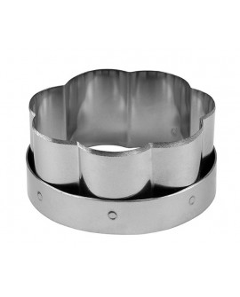 découpoir charlotte 8 cm pour flexipan 336090