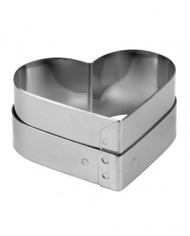 découpoir mini-coeur inox 3.8 cm pour flexipan 336079