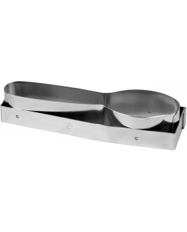 découpoir cuillère inox 19x5,5 cm
