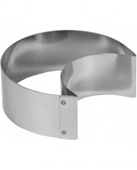 Forme inox lune 11cm
