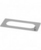 pochoir oblong inox 14,5x4,5 cm