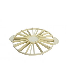 marqueur-diviseur à gâteau polypropylène diamètre 26.5 cm 12/18 parts