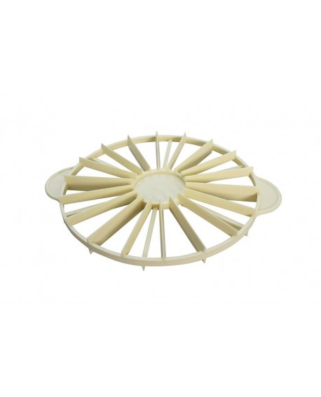 marqueur-diviseur à gâteau polypropylène diamètre 26.5 cm 12/18 parts